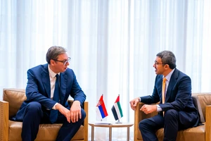 Predsednik Vučić razgovarao u Njujorku sa šeikom Abdulom bin Zajedom o nasilju na Kosovu i Metohiji