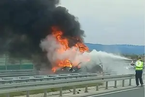 Teška saobraćajna nesreća na auto-putu Miloš Veliki-jedna osoba poginula(VIDEO)