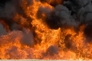 Veliki požar na hladnjači u Obrežu kod Varvarina(VIDEO)